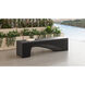 Soma Black Outdoor Bench